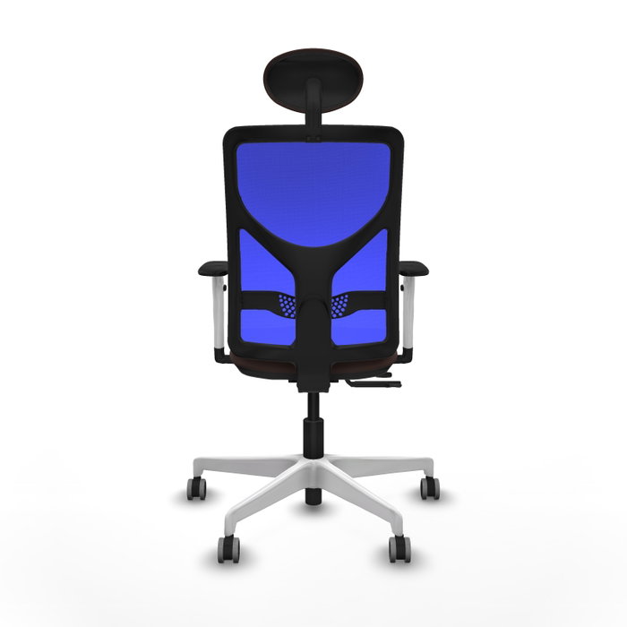 PIQUERAS Y CRESPO Silla de oficina Motilla con mecanismo Sincro/Traslack, Marrón y Azul PIQUERAS Y CRESPO Silla de oficina Motilla con mecanismo Sincro/Traslack, Marrón y Azul