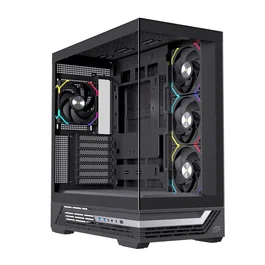 Einarex S800 RGB Negra con Cristal Templado y 4 Ventiladores