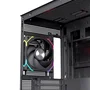 Einarex S800 RGB Negra con Cristal Templado y 4 Ventiladores