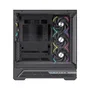 Einarex S800 RGB Negra con Cristal Templado y 4 Ventiladores