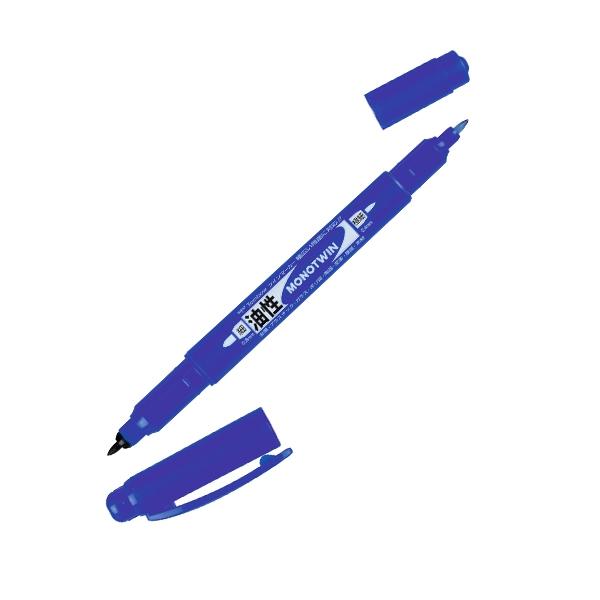 Tombow Mono Twin Rotulador Permanente Doble Punta Azul Tombow Mono Twin Rotulador Permanente Doble Punta Azul