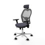 PIQUERAS Y CRESPO Silla de oficina Jorquera con mecanismo Sincro/Traslack Gris