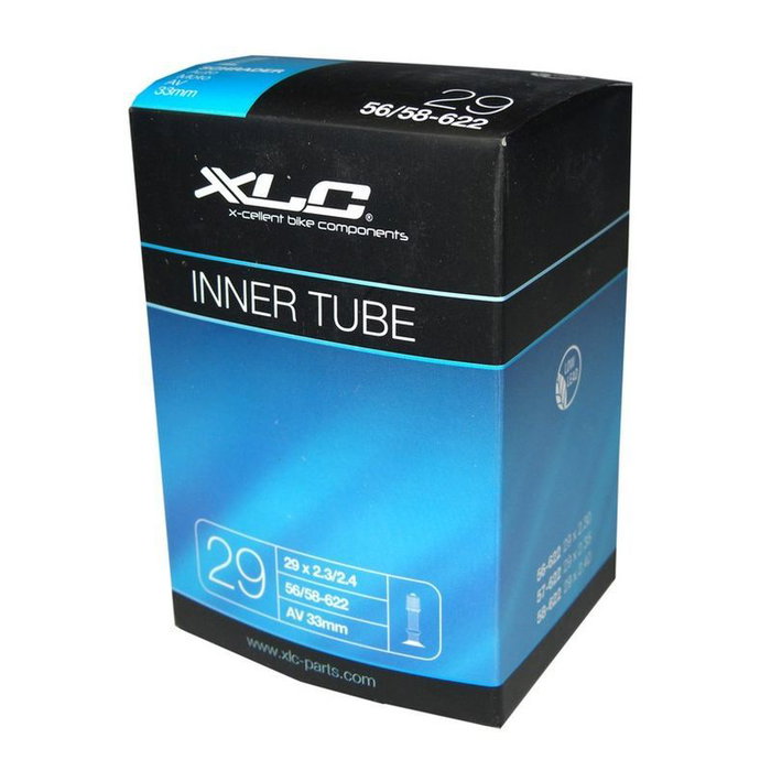 XLC Cámara de bicicleta 29 x 1,9/2,3 y 2,3/2,4 Válvula estándar 34 mm XLC Cámara de bicicleta 29 x 1,9/2,3 y 2,3/2,4 Válvula estándar 34 mm