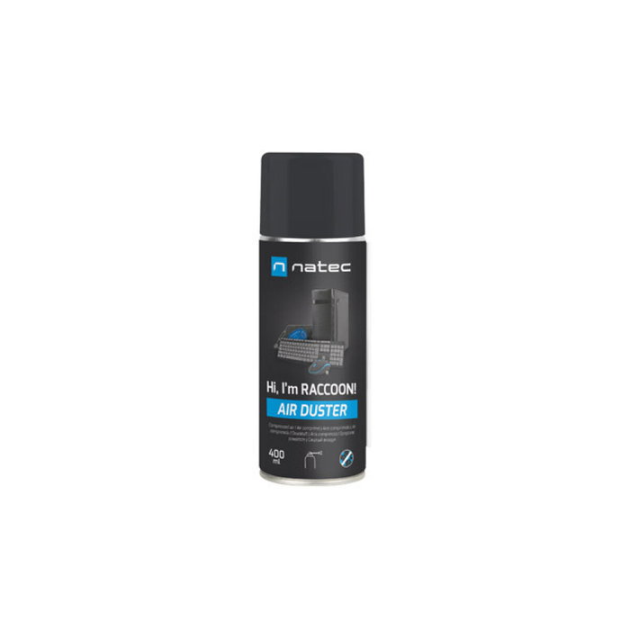 Natec Raccoon 400 Aire comprimido 400 ml Natec Raccoon 400 Aire comprimido 400 ml