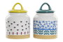 DKD Home Decor Botes de Gres Africa Mate Surtido de 2