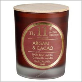 CERABELLA Perf11 Vela Vaso Argan-Cacao 7,5X9Cm 1Ud Vela Artesanal Perfumada