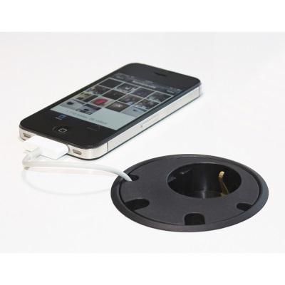 Forming Function Powerdot - Enchufe con 4 Pasacables para Escritorio, Instalación Empotrada Forming Function Powerdot - Enchufe con 4 Pasacables para Escritorio, Instalación Empotrada
