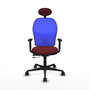 PIQUERAS Y CRESPO Silla de oficina Jorquera Granate y Azul