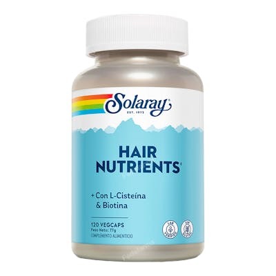 SOLARAY Hair Nutrients 120 Cápsulas - Multivitamínico y Mineral para el Mantenimiento Capilar con Biotina y Zinc SOLARAY Hair Nutrients 120 Cápsulas - Multivitamínico y Mineral para el Mantenimiento Capilar con Biotina y Zinc