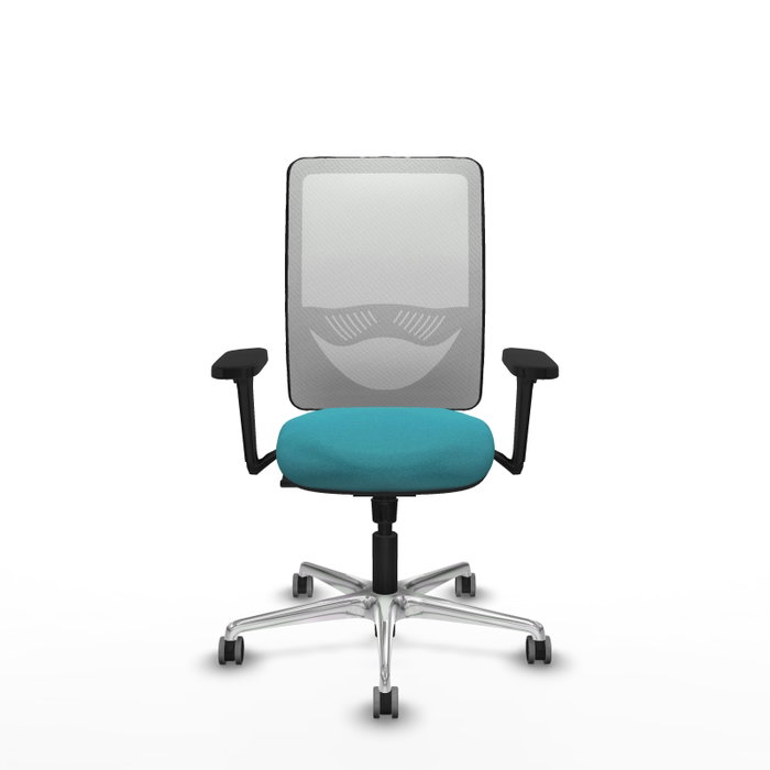 PIQUERAS Y CRESPO Silla de oficina Zulema con Mecanismo Sincro, Turquesa y Blanco PIQUERAS Y CRESPO Silla de oficina Zulema con Mecanismo Sincro, Turquesa y Blanco