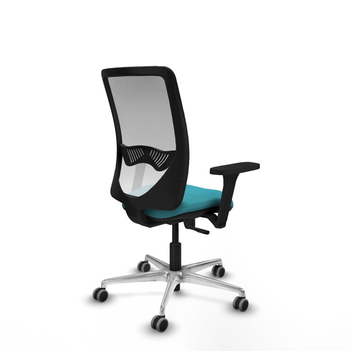 PIQUERAS Y CRESPO Silla de oficina Zulema con Mecanismo Sincro, Turquesa y Blanco PIQUERAS Y CRESPO Silla de oficina Zulema con Mecanismo Sincro, Turquesa y Blanco