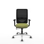 PIQUERAS Y CRESPO Silla de oficina Zulema con mecanismo Sincro/Traslack Verde oliva/Negro