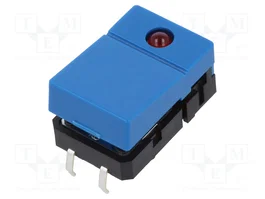 Aratas B3J-2400 Interruptor de teclado LED azul SPST-NO