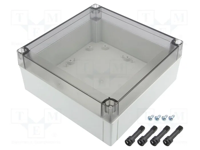 FIBOX MNX Carcasa Universal de Policarbonato Gris 180x180x75mm FIBOX MNX Carcasa Universal de Policarbonato Gris 180x180x75mm