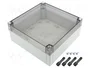 FIBOX MNX Carcasa Universal de Policarbonato Gris 180x180x75mm