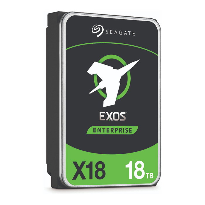 Seagate Exos X18 18TB HDD SATA 6Gb/s 7200RPM 256MB Cache 3.5" Unidad de disco duro para servidor 24x7