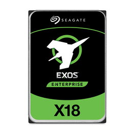 Seagate Exos X18 18TB HDD SATA 6Gb/s 7200RPM 256MB Cache 3.5" Unidad de disco duro para servidor 24x7