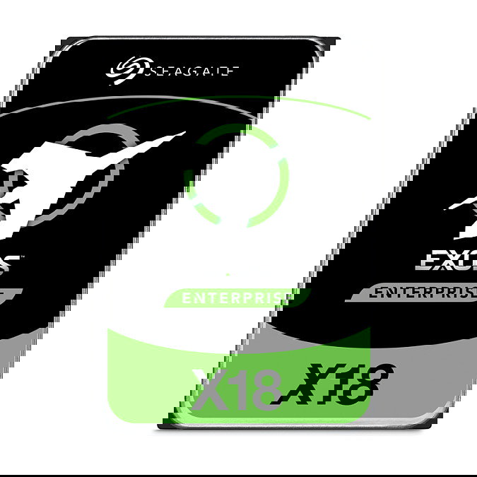 Seagate Exos X18 18TB HDD SATA 6Gb/s 7200RPM 256MB Cache 3.5" Unidad de disco duro para servidor 24x7