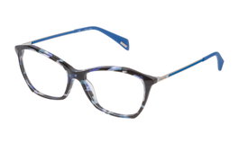 Police VPL840-5406RJ Gafas de Vista Mujer Azul