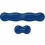 Subblim Pack Ergo Crystal Flex Reposamuñecas Teclado y Ratón Azul Oscuro