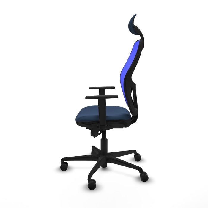 PIQUERAS Y CRESPO Silla de oficina Jorquera Azul Marino y Azul