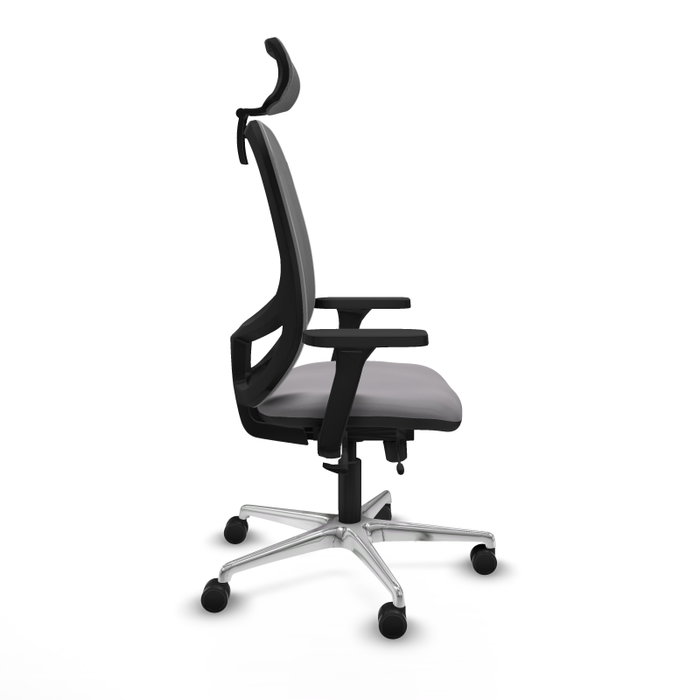 PIQUERAS Y CRESPO Silla de oficina Cilanco Gris con mecanismo Sincro/Traslack