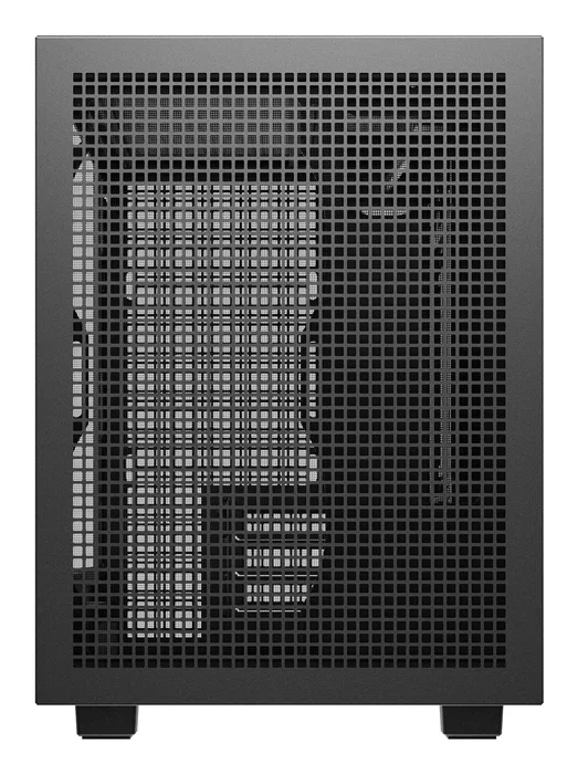 DeepCool CH260 - Caja PC Micro-ATX Torre Negra Gaming con Ventana de Cristal Templado, Soporta 360mm, USB-C, para mATX/Mini-ITX (R-CH260-BKNGM0-G-1)