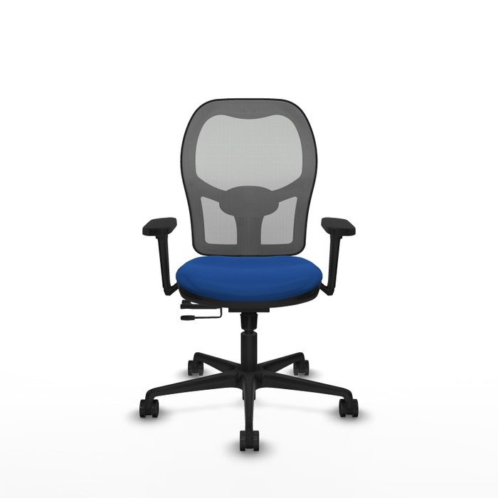 PIQUERAS Y CRESPO Silla de oficina Jorquera con mecanismo Sincro/Traslack, Azul y Gris PIQUERAS Y CRESPO Silla de oficina Jorquera con mecanismo Sincro/Traslack, Azul y Gris