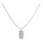 Tommy Hilfiger Collar de Acero Inoxidable Gris para Mujer