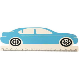 Regla De Madera Centrum 15 Cm Car Surtido (Set de 24)