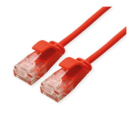 ROLINE GREEN 21.44.3911 Patchkabel Cat.6A U/UTP Rojo 0,3 m