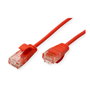 ROLINE GREEN Cat.6A (Class EA) UTP Patch Cable Slim LSOH Rojo 0.3 m 21.44.3911