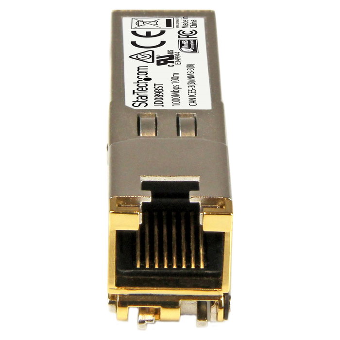 StarTech.com Módulo Transceptor SFP Compatible con HPE JD089B, 1000BASE-T a RJ45, 100m