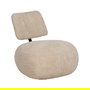 Sillón Beige Tejido Salón 67 X 73 X 67 cm