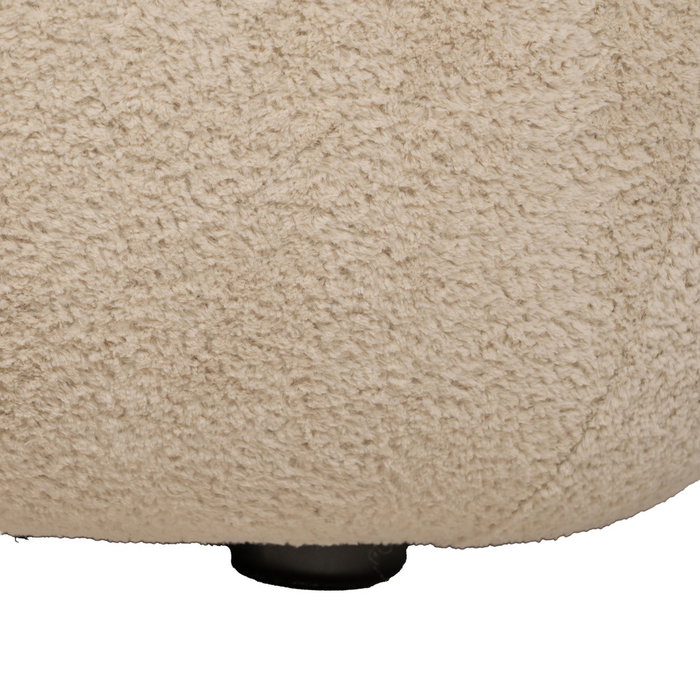 Sillón Beige Tejido Salón 67 X 73 X 67 cm