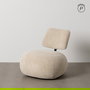 Sillón Beige Tejido Salón 67 X 73 X 67 cm