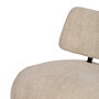 Sillón Beige Tejido Salón 67 X 73 X 67 cm