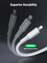 UGREEN Cable USB 2.0 A a Lightning 2m (1 m), 5V/2.4A para iPhone 7 / 7 Plus / 6S / 6 / 6 Plus, iPhone 5s/5c/5, iPad Mini, iPad, Blanco - Ref. 20728