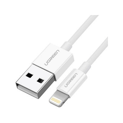 Ugreen Cable Lightning a USB-A 2.0 de 1 m, Blanco