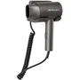 Orbegozo SEH 1890 - Secador de Pelo Profesional con Base para Pared, Motor DC 2000W, 1 Velocidad y 3 Temperaturas, Incluye Concentrador, Filtro Extraíble y Cable Rizado - Negro