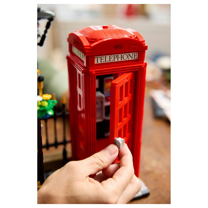 LEGO Ideas Cabina Telefónica Roja de Londres 21347 - Set de Construcción 1460 Piezas Adulto