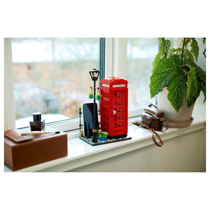 LEGO Ideas Cabina Telefónica Roja de Londres 21347 - Set de Construcción 1460 Piezas Adulto