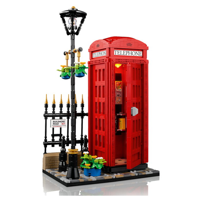 LEGO Ideas Cabina Telefónica Roja de Londres 21347 - Set de Construcción 1460 Piezas Adulto