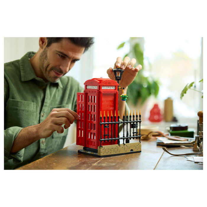 LEGO Ideas Cabina Telefónica Roja de Londres 21347 - Set de Construcción 1460 Piezas Adulto