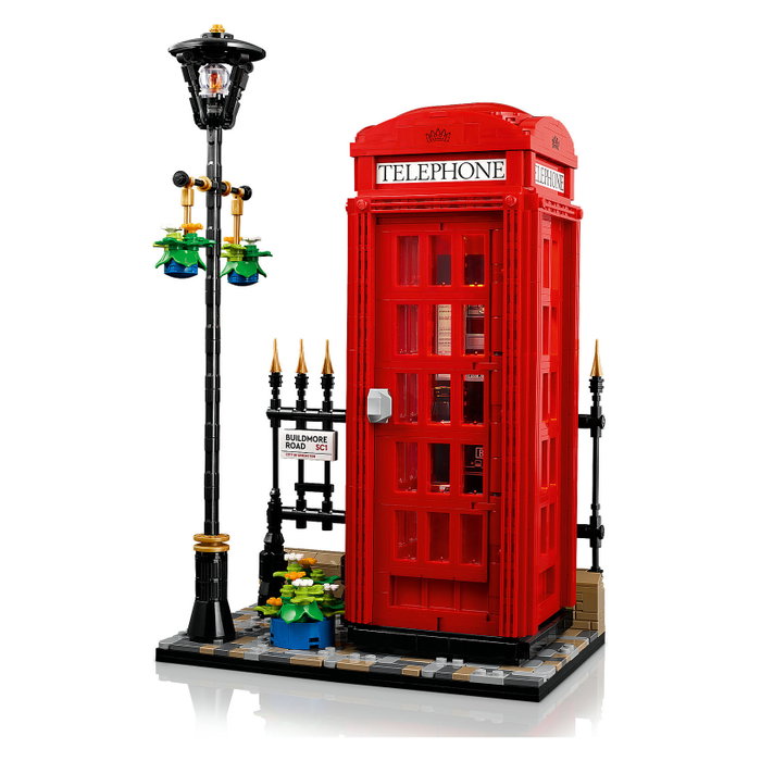 LEGO Ideas Cabina Telefónica Roja de Londres 21347 - Set de Construcción 1460 Piezas Adulto