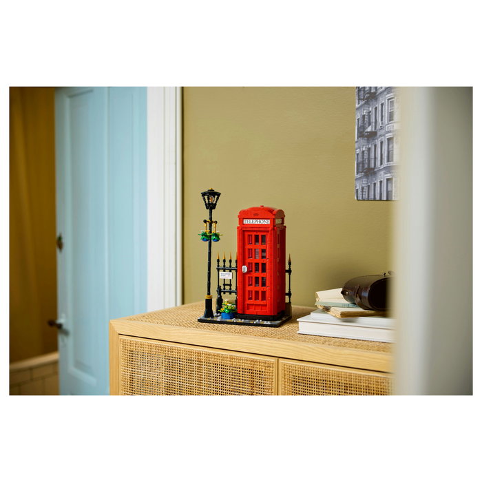 LEGO Ideas Cabina Telefónica Roja de Londres 21347 - Set de Construcción 1460 Piezas Adulto