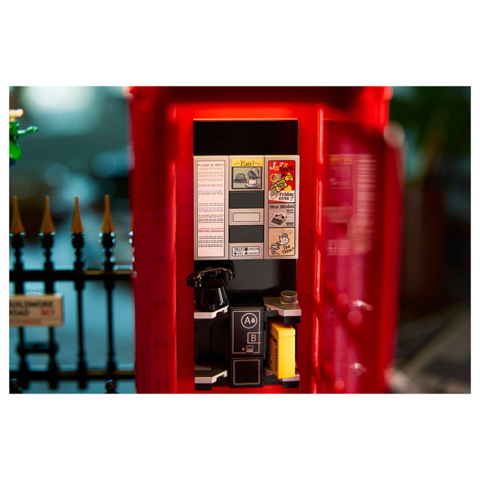 LEGO Ideas Cabina Telefónica Roja de Londres 21347 - Set de Construcción 1460 Piezas Adulto