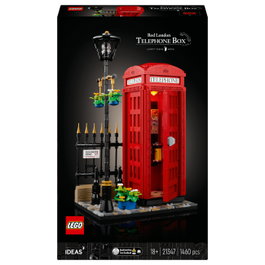 LEGO Ideas Cabina Telefónica Roja de Londres 21347 - Set de Construcción 1460 Piezas Adulto
