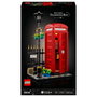 LEGO Ideas Cabina Telefónica Roja de Londres 21347 - Set de Construcción 1460 Piezas Adulto