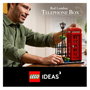 LEGO Ideas Cabina Telefónica Roja de Londres 21347 - Set de Construcción 1460 Piezas Adulto
